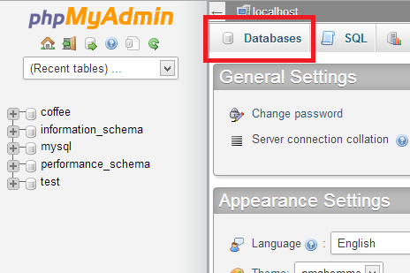 mamp phpmyadmin default password
