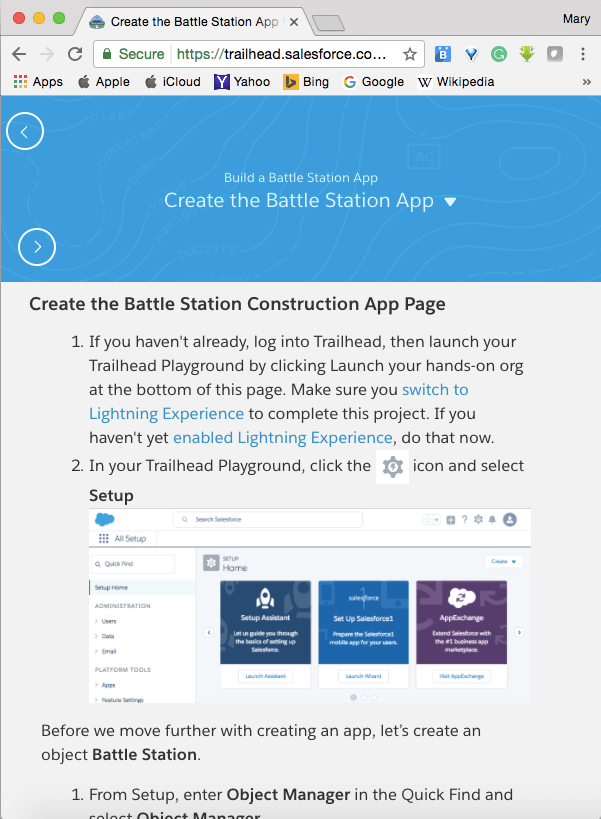 trailhead for app builder certification salesforce